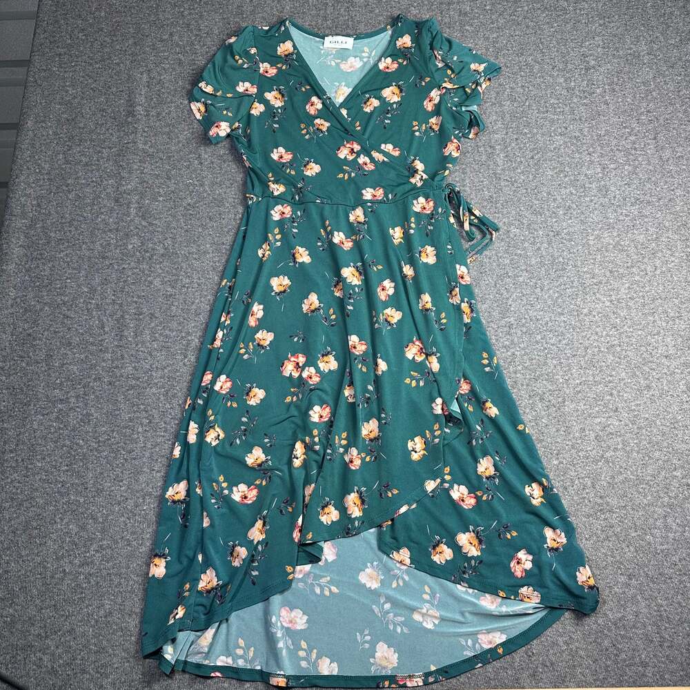 Gilli Floral Faux Wrap Dress